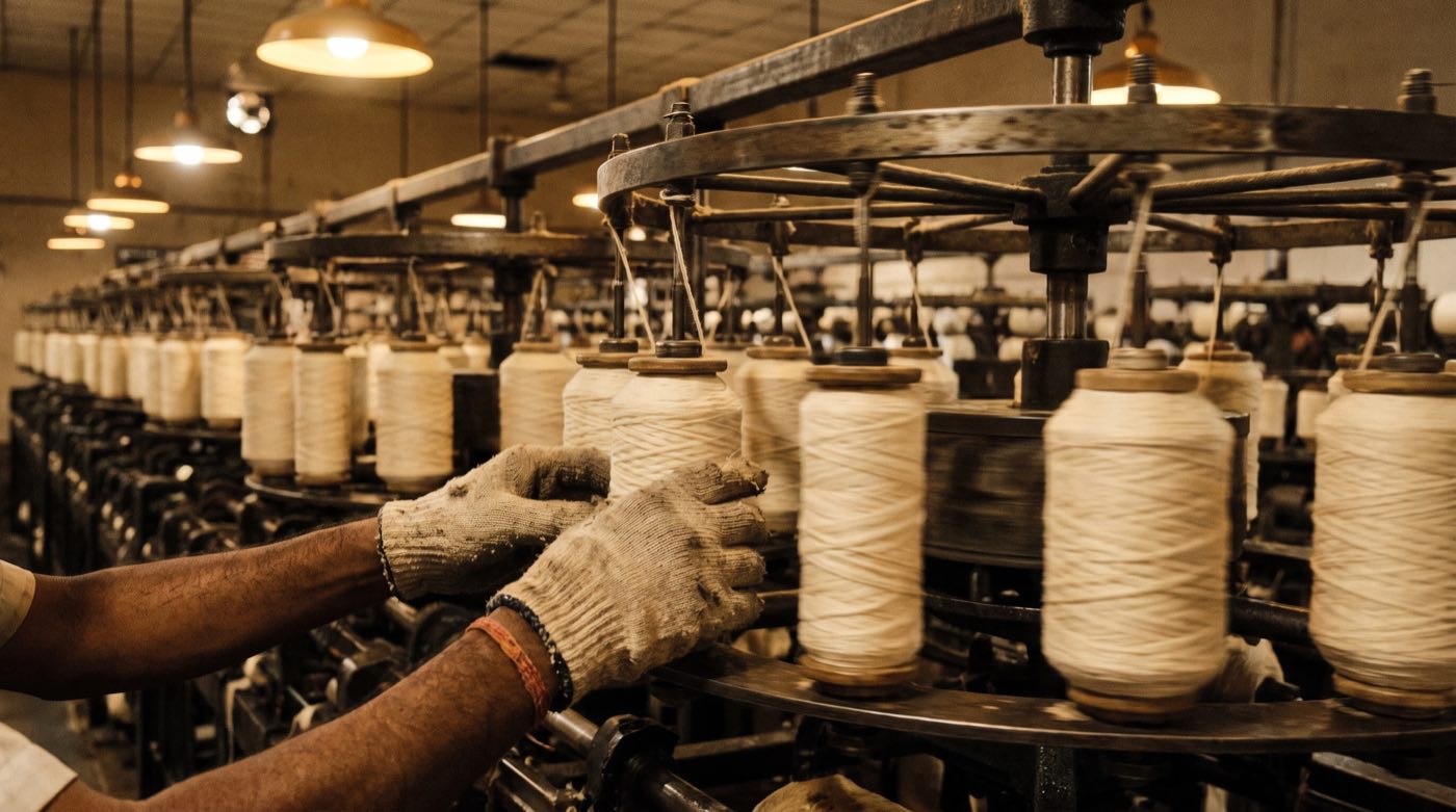 Cotton yarn spinning at an approved partner mill