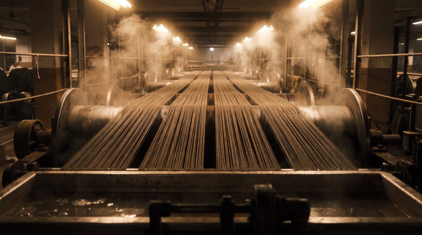 Warp sizing line at NBTPL